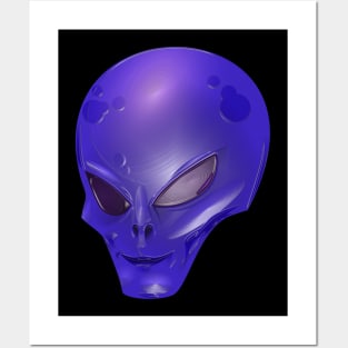 Purple Alien Creature Posters and Art